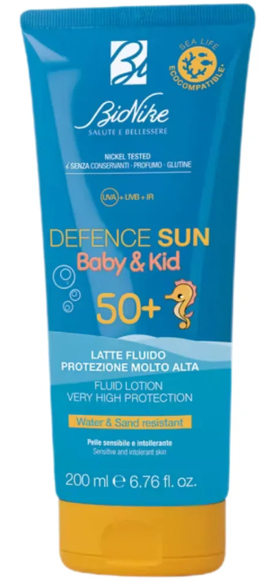 Bionike Defence Sun 50+ Baby&Kid Latte Fluido 200 ml